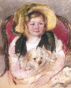 Sara, Köpeğiyle Koltukta, 1901